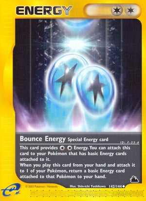 Pokemon TCG - Skyridge - Bounce Energy - 142/144