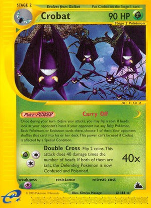 Pokemon TCG - Skyridge - Crobat - 006/144
