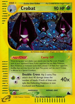 Pokemon TCG - Skyridge - Crobat - H05/H32 - Holofoil