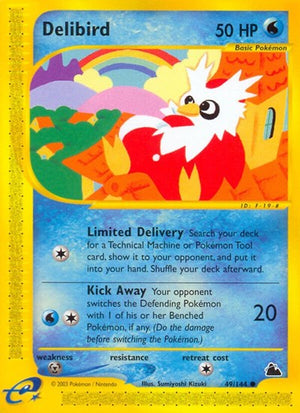 Pokemon TCG - Skyridge - Delibird - 049/144 - Reverse Holofoil