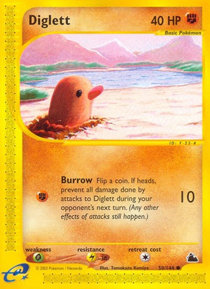Pokemon TCG - Skyridge - Diglett - 050/144