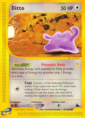 Pokemon TCG - Skyridge - Ditto - 051/144
