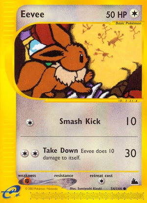 Pokemon TCG - Skyridge - Eevee - 054/144