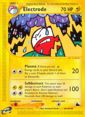 Pokemon TCG - Skyridge - Electrode - 036/144 - Reverse Holofoil