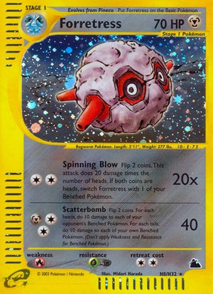 Pokemon TCG - Skyridge - Forretress - H08/H32 - Holofoil