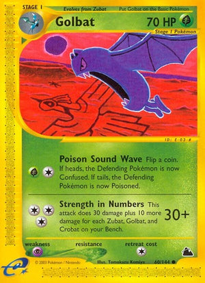 Pokemon TCG - Skyridge - Golbat - 060/144 - Reverse Holofoil