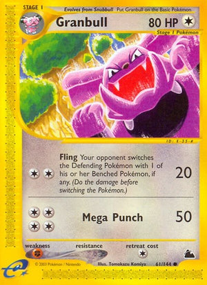 Pokemon TCG - Skyridge - Granbull - 061/144 - Reverse Holofoil