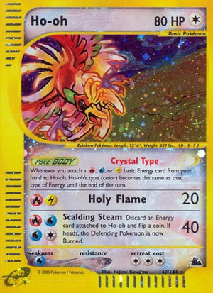 Pokemon TCG - Skyridge - Ho-oh - 149/144 - Reverse Holofoil