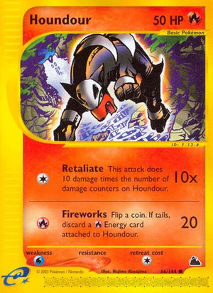 Pokemon TCG - Skyridge - Houndour - 066/144