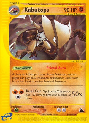 Pokemon TCG - Skyridge - Kabutops - 014/144