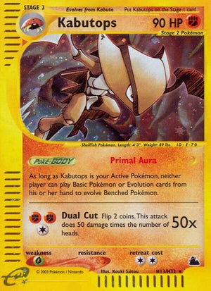 Pokemon TCG - Skyridge - Kabutops - H13/H32 - Holofoil