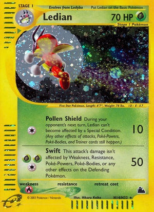 Pokemon TCG - Skyridge - Ledian - H14/H32 - Holofoil