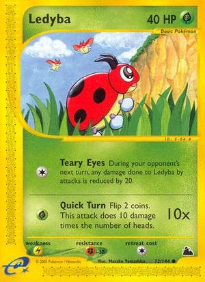 Pokemon TCG - Skyridge - Ledyba - 072/144