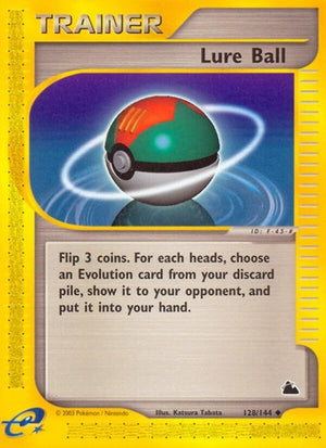 Pokemon TCG - Skyridge - Lure Ball - 128/144 - Reverse Holofoil
