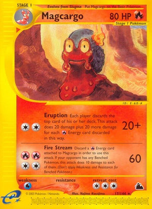 Pokemon TCG - Skyridge - Magcargo - 017/144 - Reverse Holofoil