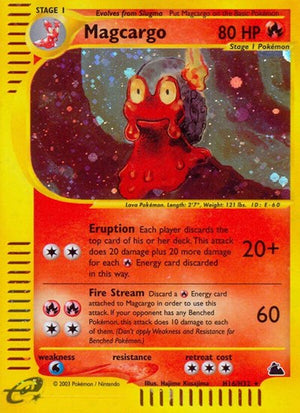Pokemon TCG - Skyridge - Magcargo - H16/H32 - Holofoil