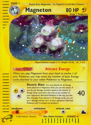 Pokemon TCG - Skyridge - Magneton - H18/H32 - Holofoil