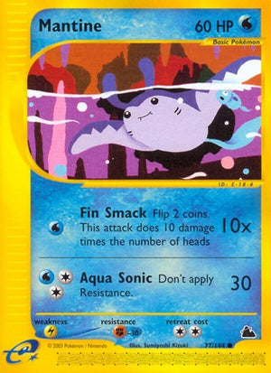 Pokemon TCG - Skyridge - Mantine - 077/144