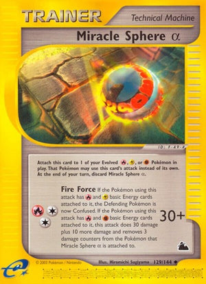 Pokemon TCG - Skyridge - Miracle Sphere Alpha - 129/144