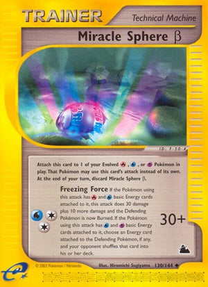 Pokemon TCG - Skyridge - Miracle Sphere Beta - 130/144