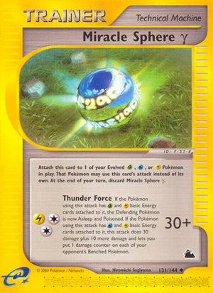 Pokemon TCG - Skyridge - Miracle Sphere Gamma - 131/144 - Reverse Holofoil