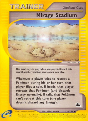 Pokemon TCG - Skyridge - Mirage Stadium - 132/144