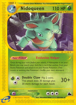 Pokemon TCG - Skyridge - Nidoqueen - 022/144