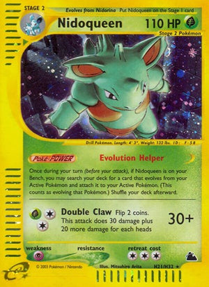 Pokemon TCG - Skyridge - Nidoqueen - H21/H32 - Holofoil