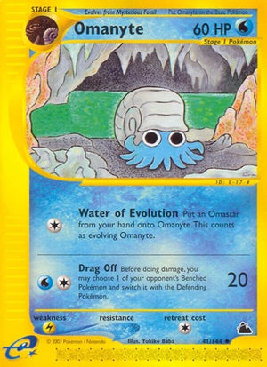 Pokemon TCG - Skyridge - Omanyte - 041/144