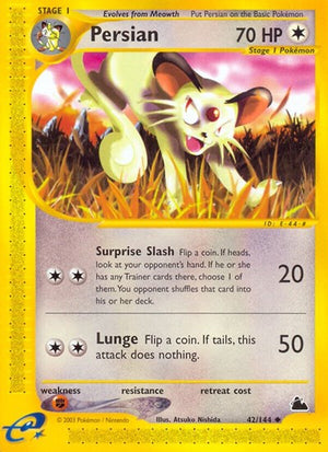 Pokemon TCG - Skyridge - Persian - 042/144