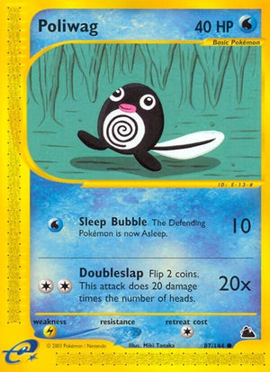 Pokemon TCG - Skyridge - Poliwag - 087/144