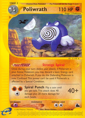 Pokemon TCG - Skyridge - Poliwrath - 026/144