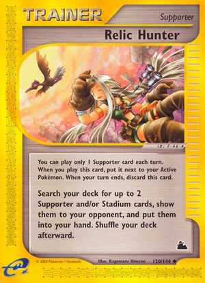 Pokemon TCG - Skyridge - Relic Hunter - 120/144 - Reverse Holofoil