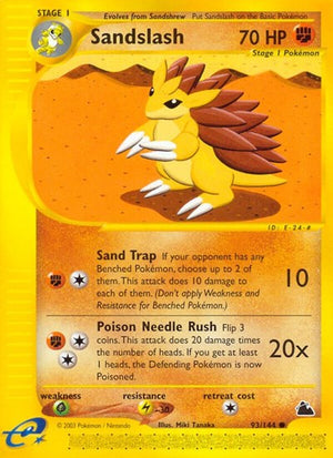 Pokemon TCG - Skyridge - Sandslash - 093/144