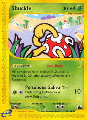 Pokemon TCG - Skyridge - Shuckle - 096/144 - Reverse Holofoil