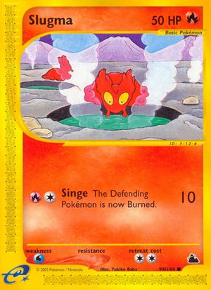 Pokemon TCG - Skyridge - Slugma - 099/144