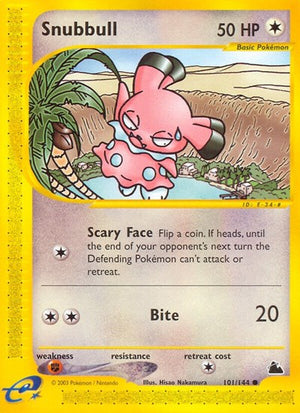 Pokemon TCG - Skyridge - Snubbull - 101/144