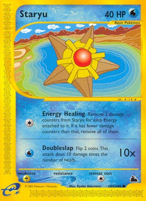 Pokemon TCG - Skyridge - Staryu - 103/144