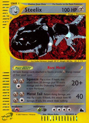 Pokemon TCG - Skyridge - Steelix - H29/H32
