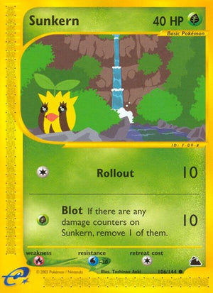 Pokemon TCG - Skyridge - Sunkern - 106/144