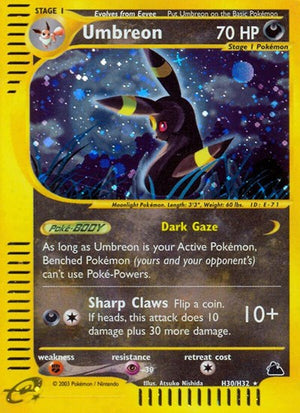 Pokemon TCG - Skyridge - Umbreon - H30/H32 - Holofoil