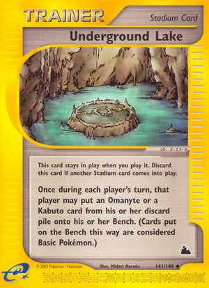 Pokemon TCG - Skyridge - Underground Lake - 141/144