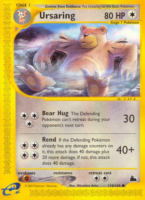 Pokemon TCG - Skyridge - Ursaring - 110/144