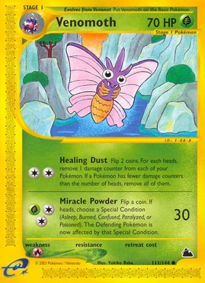 Pokemon TCG - Skyridge - Venomoth - 111/144