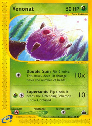 Pokemon TCG - Skyridge - Venonat - 112/144