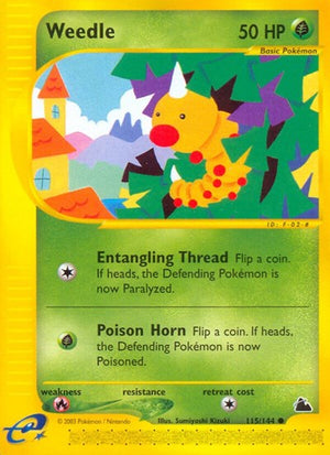 Pokemon TCG - Skyridge - Weedle - 115/144