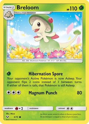 Pokemon TCG - Shining Legends - Breloom - 5/73 - Reverse Holofoil