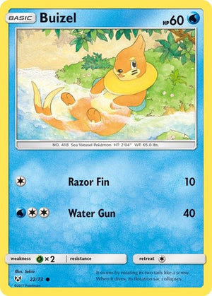 Pokemon TCG - Shining Legends - Buizel - 22/73 - Reverse Holofoil