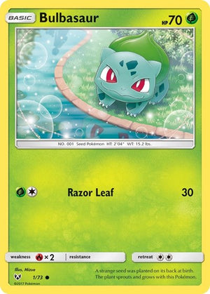 Pokemon TCG - Shining Legends - Bulbasaur - 1/73