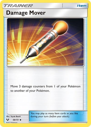 Pokemon TCG - Shining Legends - Damage Mover - 58/73 - Reverse Holofoil